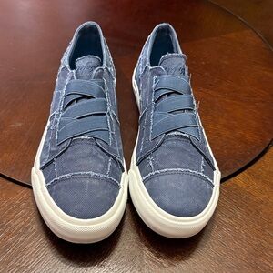 Blowfish Navy Slip-On Sneakers